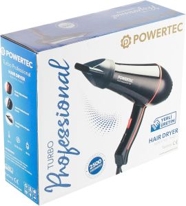 Powertec Profesyonel TR-601/TR-601S Turbo 2500 W Saç Kurutma Makinesi