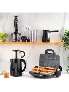 Schafer Ekoset Küçük Ev Aletleri-4 Lü Set-Siyah