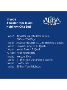 Alba Star TTS004 Tam Takım Hobi Kıyı Olta Seti