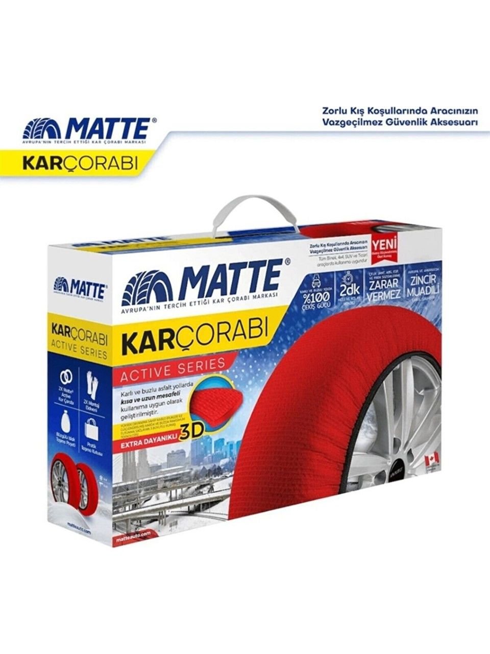 Matte Active Classic Kar Çorabı