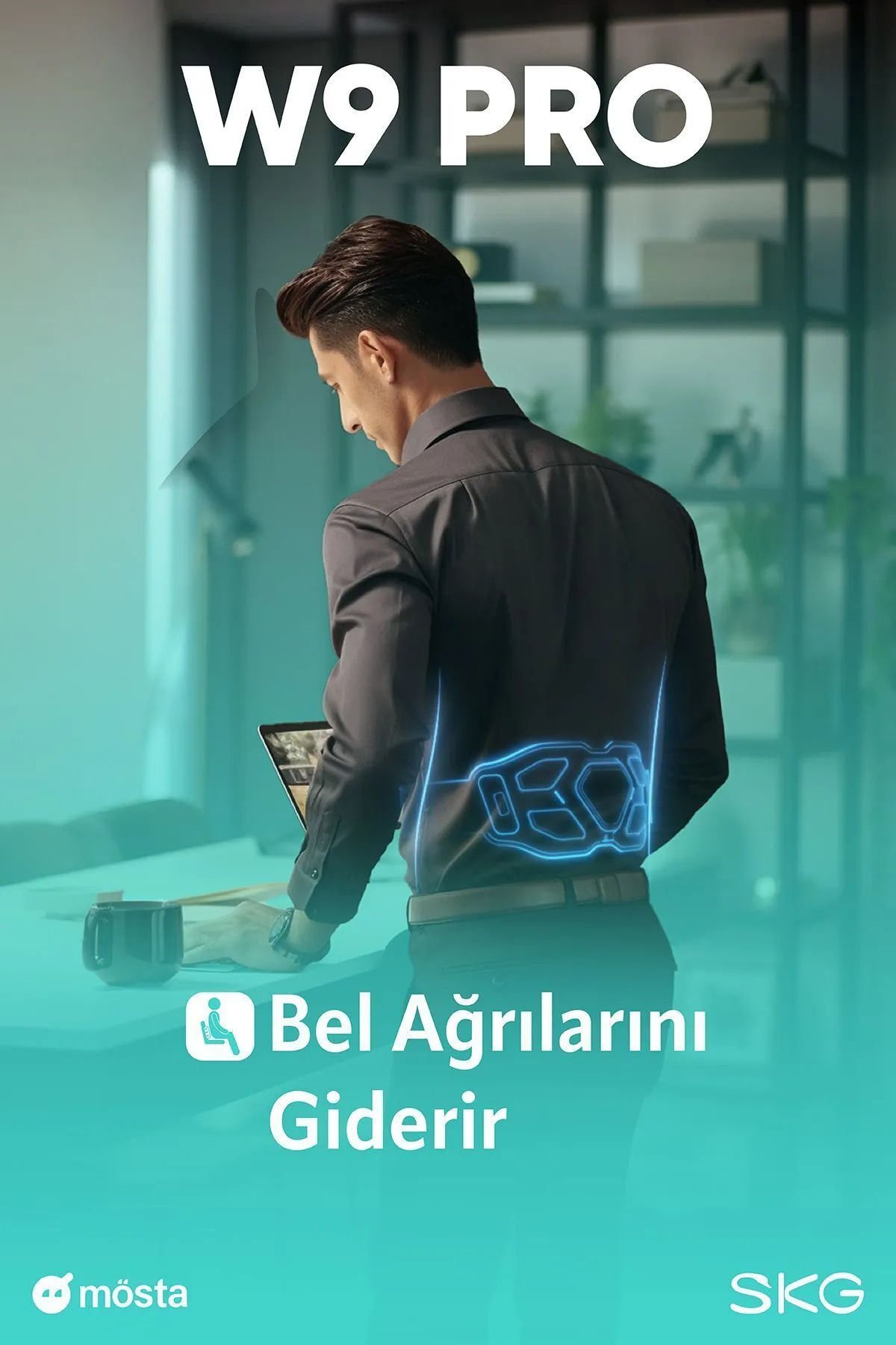 SKG W9 Pro Bel Masaj Aleti