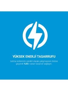 E.C.A. Poly Touch 400W Programlanabilir Kablosuz Oda Termostatı Beyaz