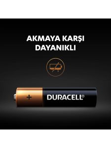 Duracell LR03/MN2400 8'li Alkalin AAA İnce Kalem Pil