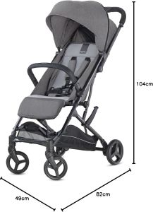 Inglesina Sketch Gri Kabin Tipi Bebek Arabası