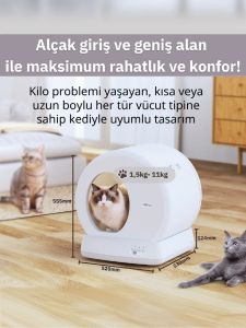 Ubtech Ucat C10 Pro Kameralı Akıllı Kedi Tuvaleti