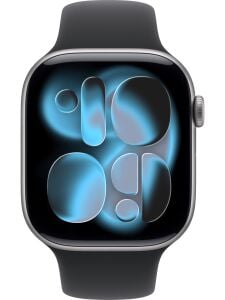 Apple Watch Series 11 GPS 46mm Uzay Grisi Alüminyum Kasa ve Siyah Spor Kordon Akıllı Saat