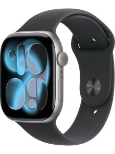 Apple Watch Series 11 GPS 46mm Uzay Grisi Alüminyum Kasa ve Siyah Spor Kordon Akıllı Saat