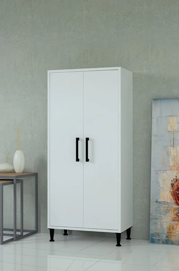 Mobilique 100 Mdf Cok Amacli Kiler Dolabi Beyaz