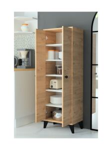 Mobilique Venedik 6 Rafli Çok Amaçlı Dolap (Çam-Çam)