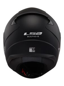LS2 Rapid 2 Mat Siyah Full Face Motor Kaskı