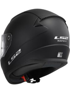 LS2 Rapid 2 Mat Siyah Full Face Motor Kaskı