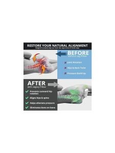 Visco Planet Visco Yastık Ortopedik Bacak Arası Yastığı Destekli Ortopedik Visco Yastık