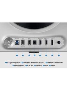 Samsung Odyssey OLED G6 LS27DG612SUXUF 27'' 0.03 ms 2K Pivot 240 Hz OLED Oyuncu Monitörü