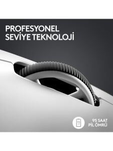 Logitech G PRO X Superlight 2 910-006639 Beyaz Lightspeed Hero Şarjlı Optik Kablosuz Oyuncu Mouse