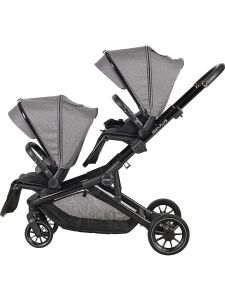 Prego 2223 Ibiza Plus Gri Travel Sistem İkiz Bebek Arabası