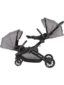 Prego 2223 Ibiza Plus Gri Travel Sistem İkiz Bebek Arabası