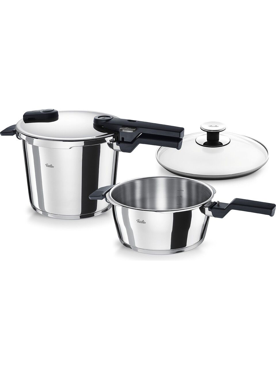 Fissler Vitaquick Glossy 6 lt + 3.5 lt Düdüklü Tencere