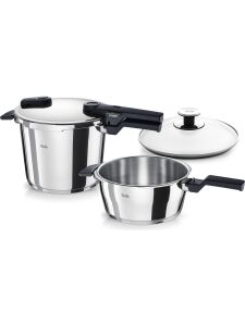 Fissler Vitaquick Glossy 6 lt + 3.5 lt Düdüklü Tencere