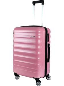 Vegmann Delphin ABS Pembe Kabin Boy Valiz
