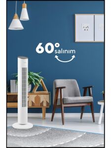 Kumtel KTF-360 Kule Tipi Vantilatör