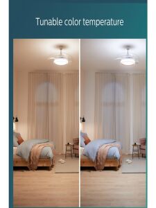 Philips Bliss Aydınlatmalı Tavan Vantilatörü