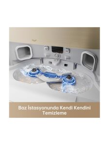 Dreame X40 Ultra Beyaz Çöp İstasyonlu Akıllı Robot Süpürge