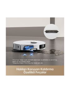 Dreame X40 Ultra Beyaz Çöp İstasyonlu Akıllı Robot Süpürge