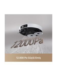 Dreame X40 Ultra Beyaz Çöp İstasyonlu Akıllı Robot Süpürge