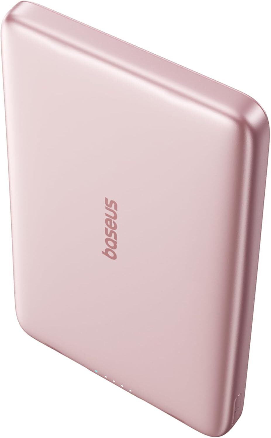 Baseus PicoGo AM41 Ultra Slim Pembe 5000 mAh Hızlı Şarj MagSafe Powerbank