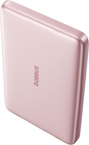 Baseus PicoGo AM41 Ultra Slim Pembe 5000 mAh Hızlı Şarj MagSafe Powerbank