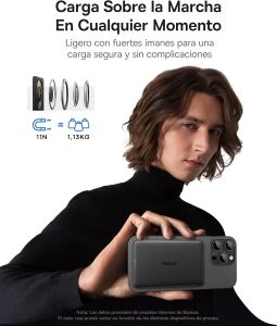 Baseus PicoGo AM41 Ultra Slim Siyah 5000 mAh Hızlı Şarj MagSafe Powerbank