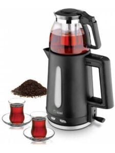 Kiwi KTM-2907 2200 W Cam Demlikli Çay Makinesi