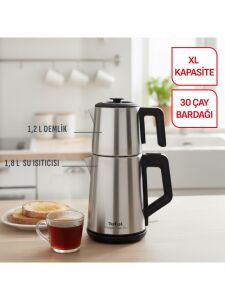 Tefal Magic Tea XL 1650 W Çelik Inox Çay Makinesi