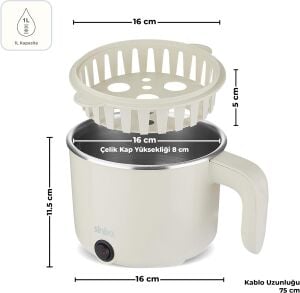 Sinbo SCO-5063 Çok Fonksiyonlu Buharlı Pişirici