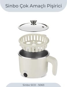 Sinbo SCO-5063 Çok Fonksiyonlu Buharlı Pişirici