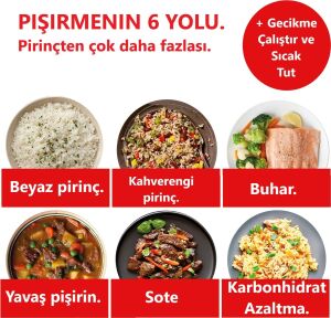 Instant Pot Rice Cooker 2.8 lt Buharlı Pişirici
