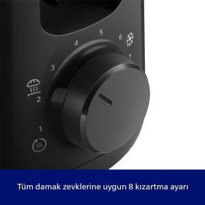 Philips Daily Collection HD2590/90 Siyah Ekmek Kızartma Makinesi