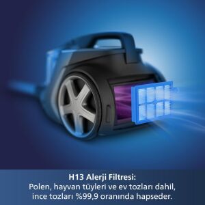 Philips Marathon Ultimate XB9185/07 899 W Toz Torbasız Süpürge