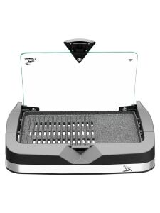 Gazzella BRB 3000 Barbecue 2400 W Granit Cam Kapaklı Izgara