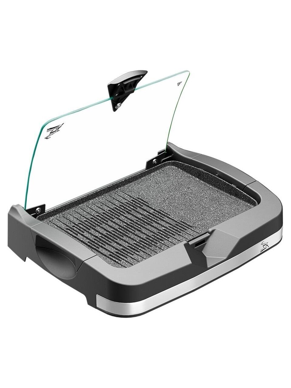 Gazzella BRB 3000 Barbecue 2400 W Granit Cam Kapaklı Izgara