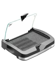 Gazzella BRB 3000 Barbecue 2400 W Granit Cam Kapaklı Izgara