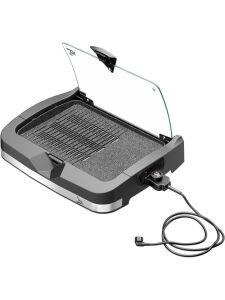 Gazzella BRB 3000 Barbecue 2400 W Granit Cam Kapaklı Izgara