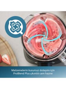 Philips 5000 Serisi Problend Plus HR3030/00 1200 W Smoothie Blender
