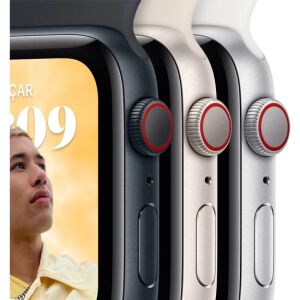 Apple Watch Se Gps 44MM Midnight Aluminium Case With Midnight Sport Band - Regular MNK03TU/A