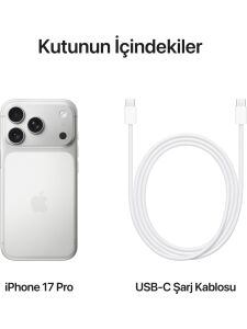 Apple iPhone 17 Pro 256 GB Gümüş