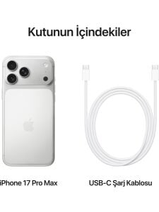 Apple iPhone 17 Pro Max 256 GB Gümüş
