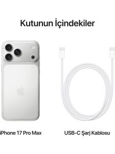 Apple iPhone 17 Pro Max 256 GB Gümüş