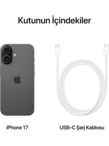 Apple iPhone 17 256 GB Siyah