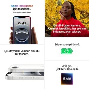 Apple iPhone 16e 128 GB Siyah