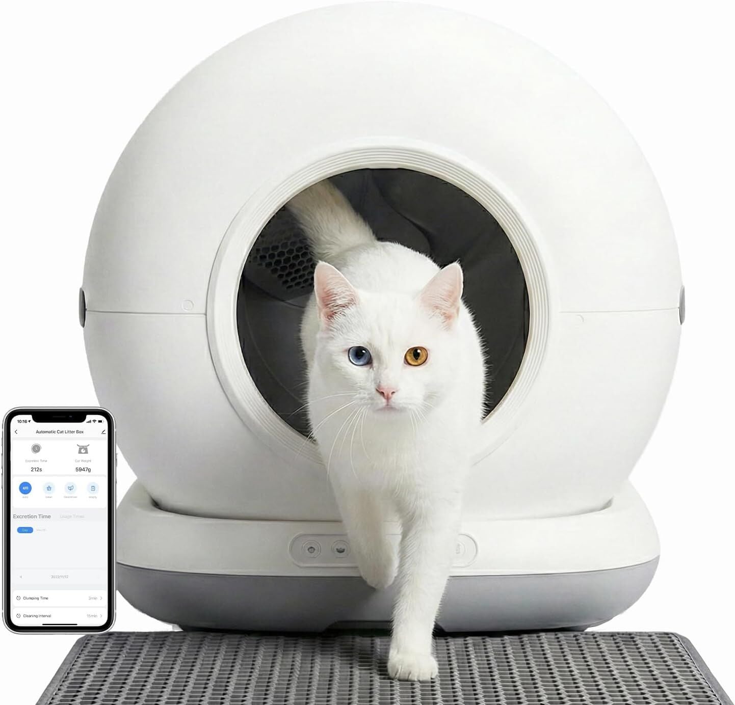 Haustier CB001 Akıllı Otomatik Kedi Tuvaleti